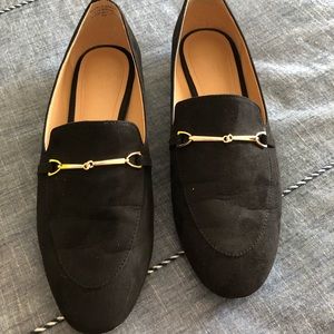 Black Loft loafers